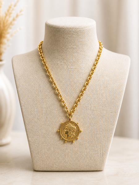 Gold Coin Necklace