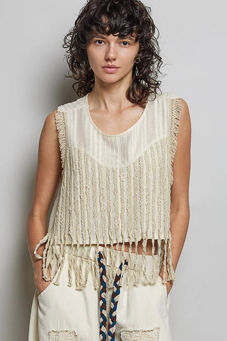Coastal Cowgirl Fringe Top