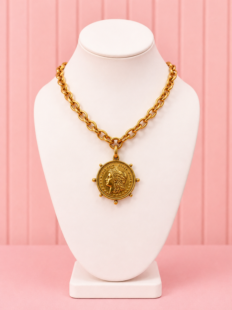 Gold Coin Necklace