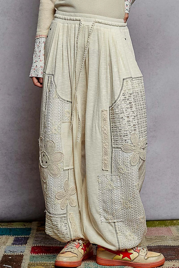Boho Blossom Patchwork Pants