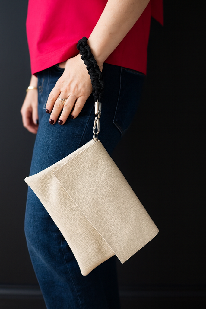 Crystal Knotted Wristlet 8"