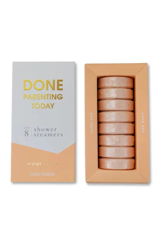 Done Parenting Today Shower Steamers - Orange Vanilla - Set of 8 Tabs