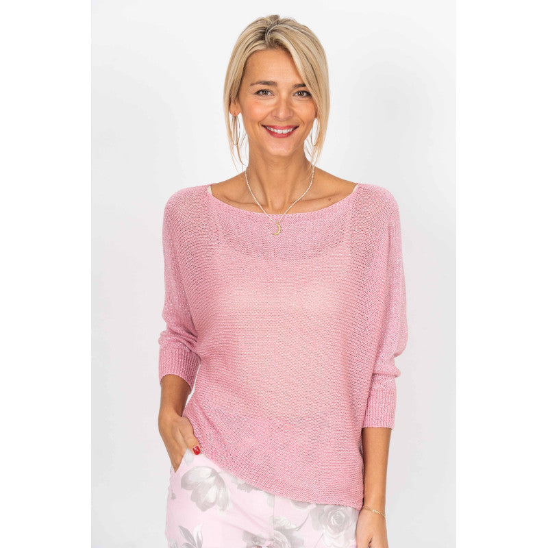 Shimmer Sweater w/Bow on Back One Size