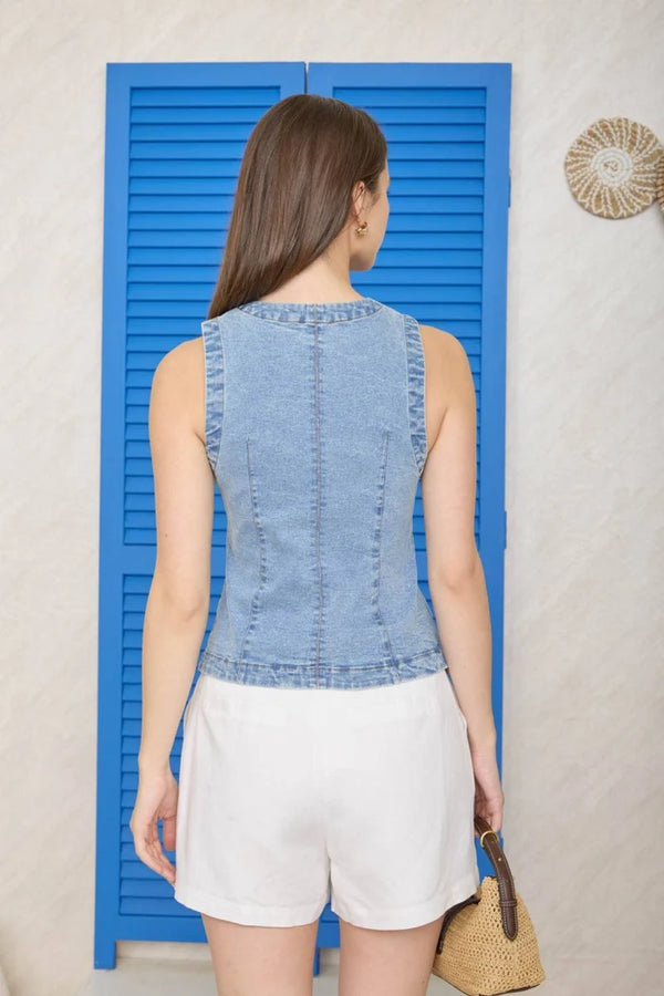 Sienna Denim Vest