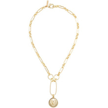Load image into Gallery viewer, Zoe Lion Medallion Lariat
